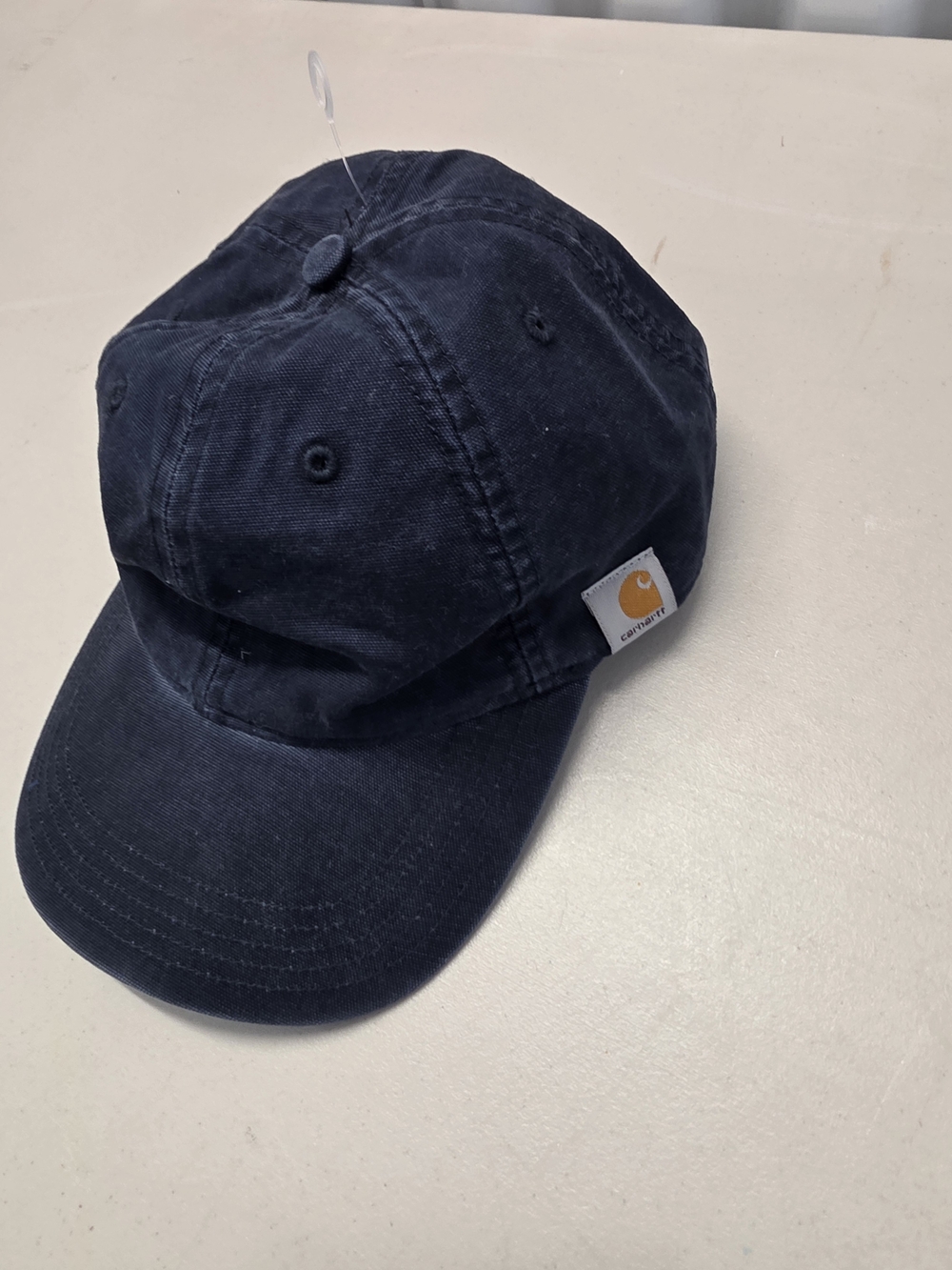 Carhartt Black Canvas Baseball Cap Hat Snapback One Size Adjustable Workwear